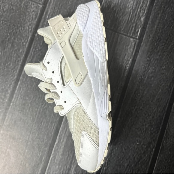 Nike Air Huarache All White Platinum 318429-111 Sneakers Shoes Men's Size 9 - Picture 6 of 16